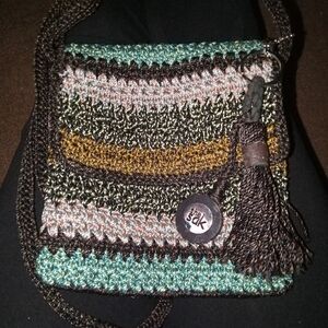 The Sak Multicolor Crochet Crossbody Bag